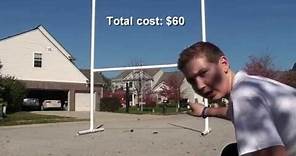 How to make a Football Goal Post at home