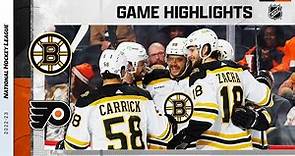 Bruins @ Flyers 4/9 | NHL Highlights