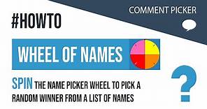 Wheel of Names | Best Random Name Wheel Picker (How to)