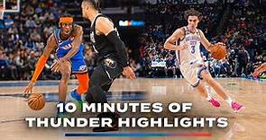 10 Minutes of OKC Thunder Highlights ⚡ | Top Team Plays & Moments of the 2022-23 Season So Far!