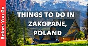 Zakopane Poland Travel Guide: 15 BEST Things to Do in Zakopane