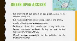 OPEN ACCESS PUBLISHING