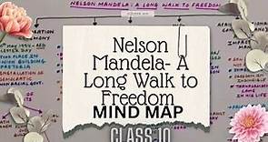 Nelson Mandela A Long Walk To Freedom Class 10 (CBSE) | Summary | Explanation | Mind Map