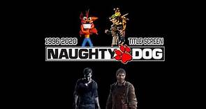 All title screen games Naughty Dog (1996-2020)