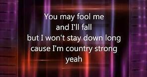 Country Strong Lyrics - Country Strong Song by Gwyneth Paltrow With Lyrics!