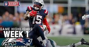 Philadelphia Eagles vs. New England Patriots | 2023 Week 1 Game Highlights
