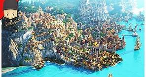 Minecraft - EPIC MEDIEVAL CITY! (Map Download)