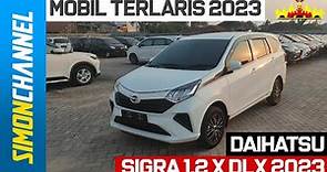 New Daihatsu Sigra X MT Deluxe 2023, White Colour, Exterior & Interior [B401RS]
