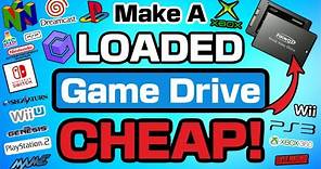 Make A Loaded Plug & Play Game Drive Yourself For Less Than $50!