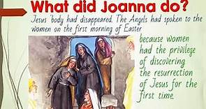Women from the Bible - Joanna