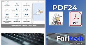 PDF24 Tutorial | PDF editor | PDF printer | PDF insert and converter