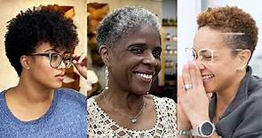 25 Flattering Natural Hairstyles For Black Women Over 50 With Short Hair | Wendy Styles