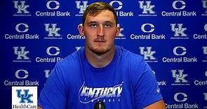 Live Now: Landon Young Post-Practice - Kentucky Football