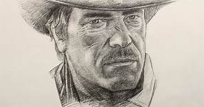 How to Draw Arthur Morgan (Real Time) - Portrait Drawing Tutorial