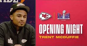 Trent McDuffie: “Be authentic and be yourself” | Super Bowl LVIII Opening Night
