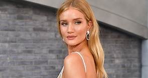 Pregnant Rosie Huntington-Whiteley Gives Rare Look at Her and Jason Statham's Son