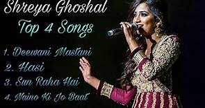 All Time Best 4 Songs Of Shreya Ghoshal"...,/ Enjoy the songs in HQ music and please subscribe... 🖤🔥