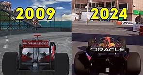 Evolution of CODEMASTERS F1 Games [2009-2024]