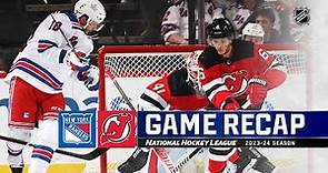 Rangers @ Devils 11/18 | NHL Highlights 2023