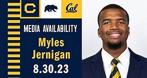Cal Football: Myles Jernigan Media Availability (8.30.23)