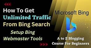 How to add Sitemap in Bing Webmaster Tools || How to set up Bing Webmaster