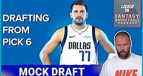 Fantasy Basketball Mock Draft from Pick 6: Selecting Luka Doncic in a 12-Team League