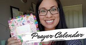 SIMPLE PRAYER CALENDAR SET UP: See how I set up my simple, daily prayer calendar / prayer journal