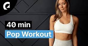 40 min Pop Workout by Heather Robertson - No Jumping HIIT (Extended Version)