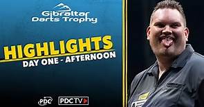 HOME SUCCESS! Day One Afternoon Highlights | 2022 Gibraltar Darts Trophy