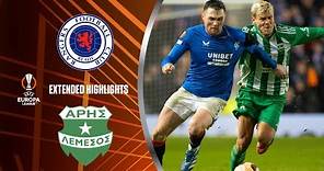 Rangers vs. Aris Limassol: Extended Highlights | UEL Group Stage MD 5 | CBS Sports Golazo - Europe