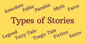 Different Types of Stories in English