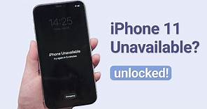 How to Unlock iPhone 11 if Forgot Passcode