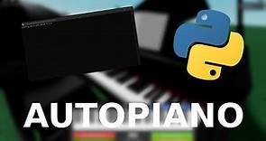 Tutorial: How to Autopiano