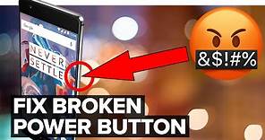 How to Fix a Faulty Smartphone Power Button - NO TOOLS! (Broken Android Repair / Workaround)
