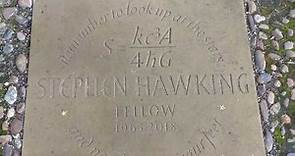 Steven Hawkins Room & Plaque at Gonville & Caius College Cambridge