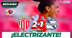 Resumen y goles | Necaxa 2-1 Puebla | AP2023 Liga Mx Femenil J3 | TUDN