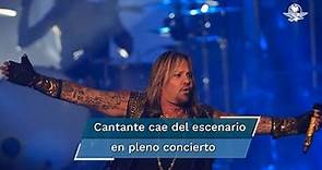 Vince Neil, vocalista de Mötley Crüe, cae del escenario y se rompe las costillas