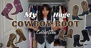 my cowboy boot collection + how to style them