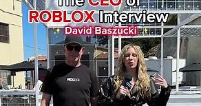 Interview with THE CEO of ROBLOX, DAVID BASZUCKI!! 💖🥰🫶 | david baszucki daughter