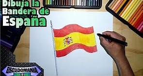 Cómo dibujar y pintar la bandera oficial de España