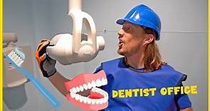 Handyman Hal visit the Dentist | Dentist for Toddlers | Teeth Brushing for kids