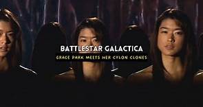 Grace Park Meets Her Cylon Clones | Battlestar Galactica | SyfyBoi
