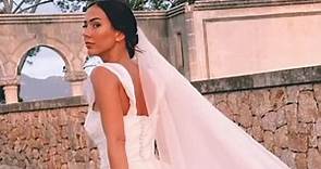 Paddy Noarbe apuesta por el vestido de novia que favorece a todas las siluetas en su boda con Marcos Llorente