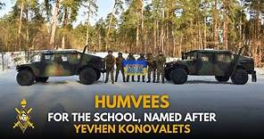 2 Humvees for the Yevhen Konovalets Commander's School | Help Heroes Of Ukraine