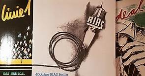 40 Jahre RIAS - Rundfunk im amerikanischen Sektor - Radiofeature - 1986 - Schallplatte - Berlin 1946