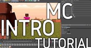 How to animate / make a Minecraft Intro [Tutorial] (Cinema4d + After Effects)