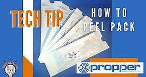 Tech Tip: How to Peel Pack