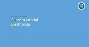 Capacitación Subasta Judicial Electrónica