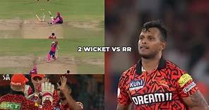 T. Natarajan Bowling IPL 2024 | T. Natarajan Take 2 Wickets Against Rr | T Natarajan Bowling Today