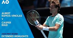 Albert Ramos-Vinolas v Casper Ruud Extended Highlights | Australian Open 2024 First Round